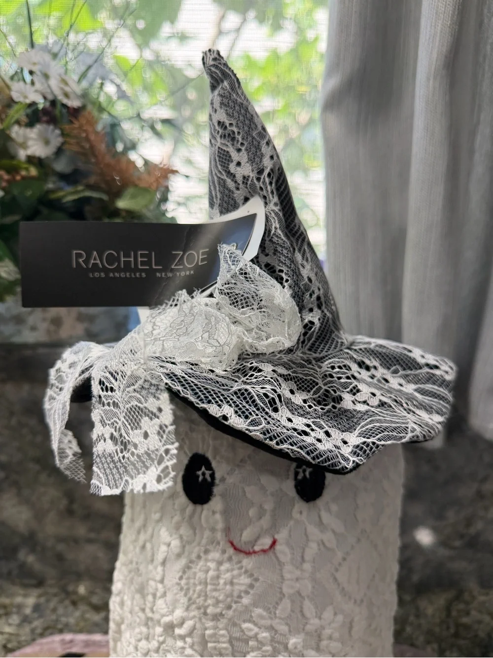 Rachel Zoe Lace Ghost Witch Halloween Decor | NWT 17.5”